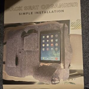 ❤️10/$16 New Gray Back Seat Organizer For Vehicle
